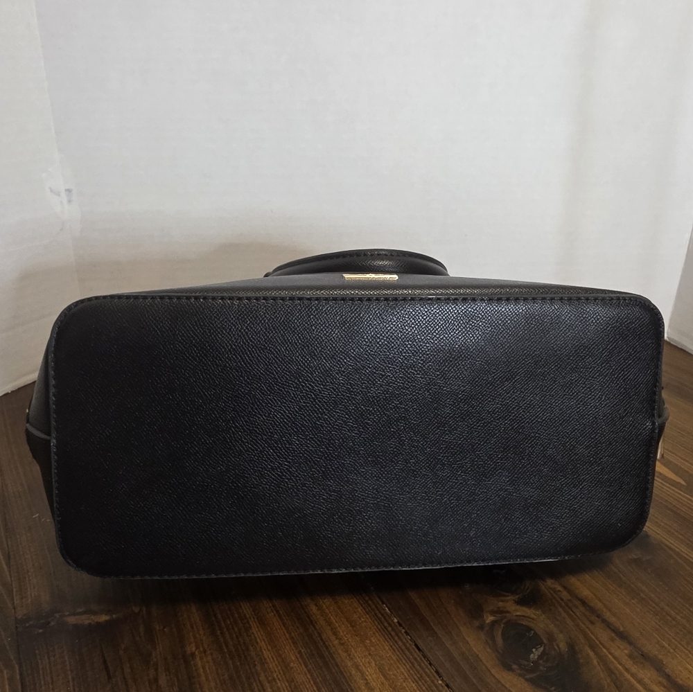 Aldo Navy and White Striped Satchel with Lock & Key - Picture 5 of 13
